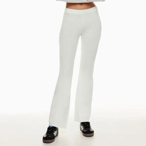 Aritzia White Flared Pants